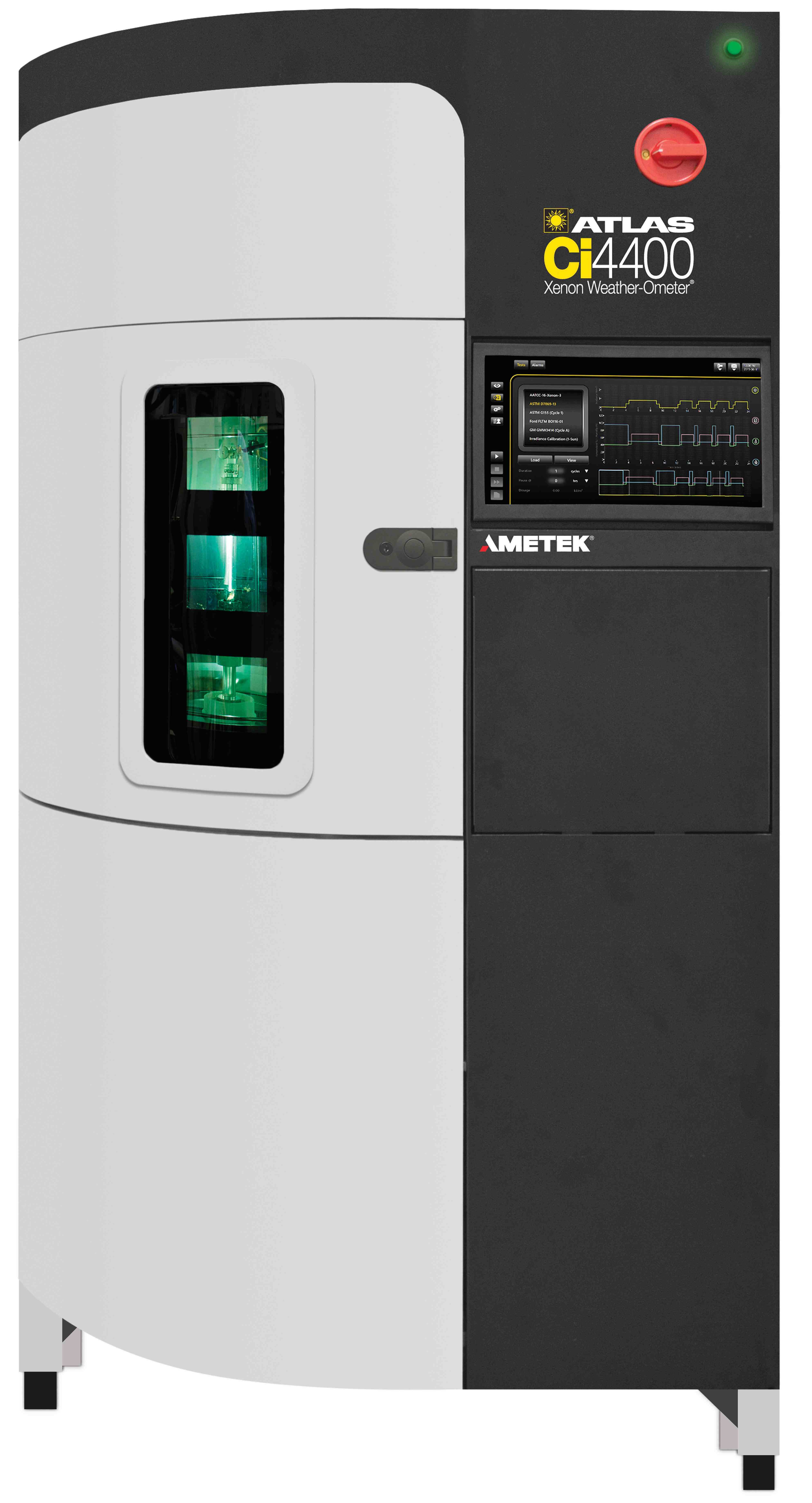 Atlas Weatherometer 5000 Measure Sample Surface Temperature Inside a Weather-Ometer with S3T