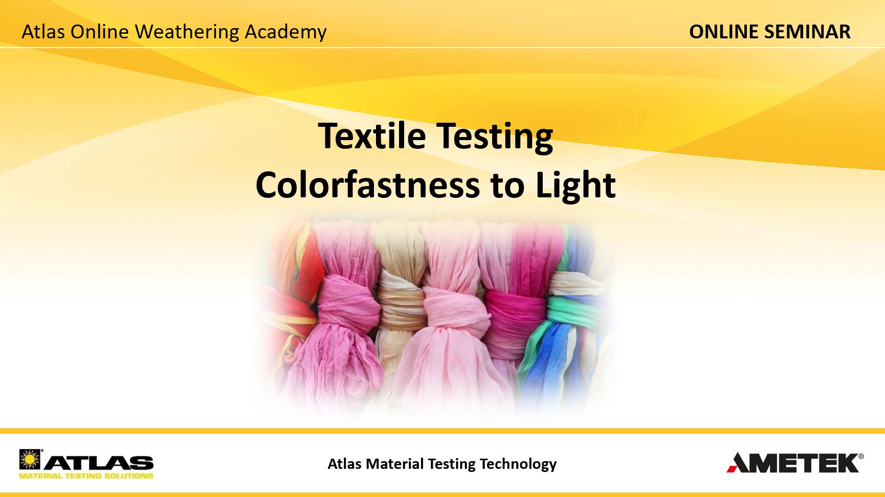 Colorfastness To Light Textile Material Weathering Testing and Solutions | Atlas